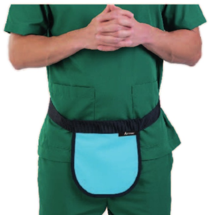 Radiation Protection Caps, Gloves & Accessories Gonad Shield Model G – ACOVIC radiation protection accessory