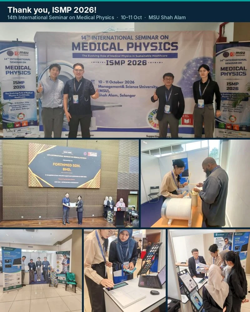 Home ForthMed team and booth at ISMP 2026, MSU Shah Alam